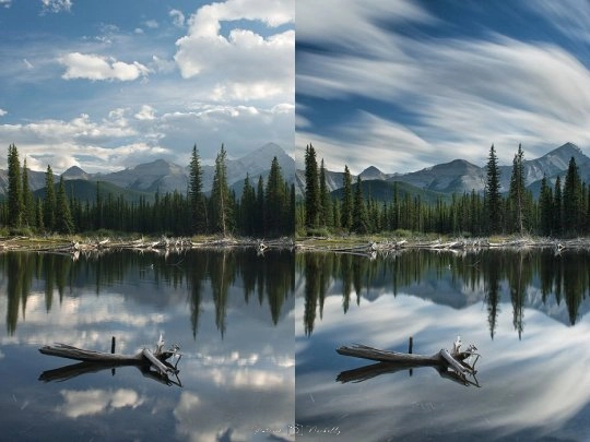 filtre ND foret lac